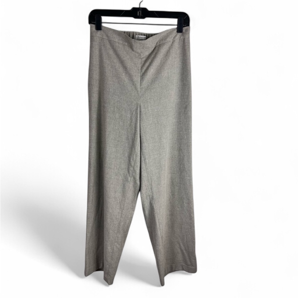 Babaton High-Waisted Wide Leg Pants Large Soft Office Career Business Work Pants